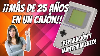 Game Boy classic, restauración y reparación tras más de 25 años de estar guardad en un cajón