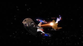 Star Trek Bridge Commander: Nova class vs Kazon Raiders