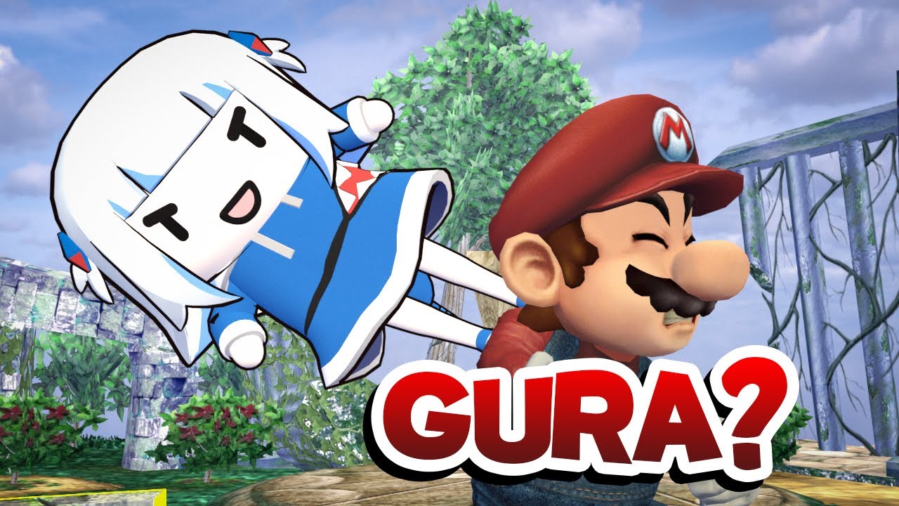 I put Gawr Gura into Super Smash Bros
