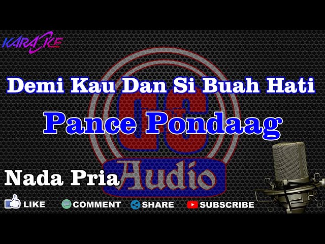 Karaoke Demi Kau Dan Si Buah Hati Pance Pondaag Nada Pria Dut Band DCIMT audio class=