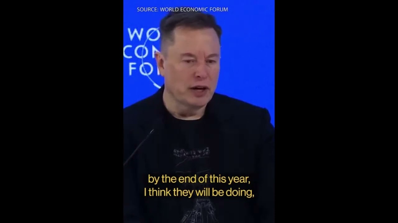 Musk Shocks Davos: Tesla Robots Do Anything in 2027 – Job Revolution!