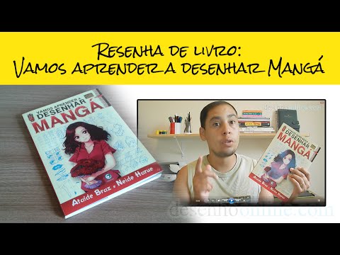 Resenha de livro - Vamos aprender a desenhar Mangá