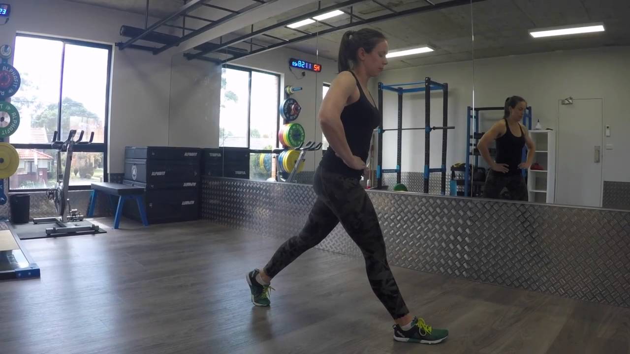 Simple Lunges - YouTube Simple Lunges - YouTube