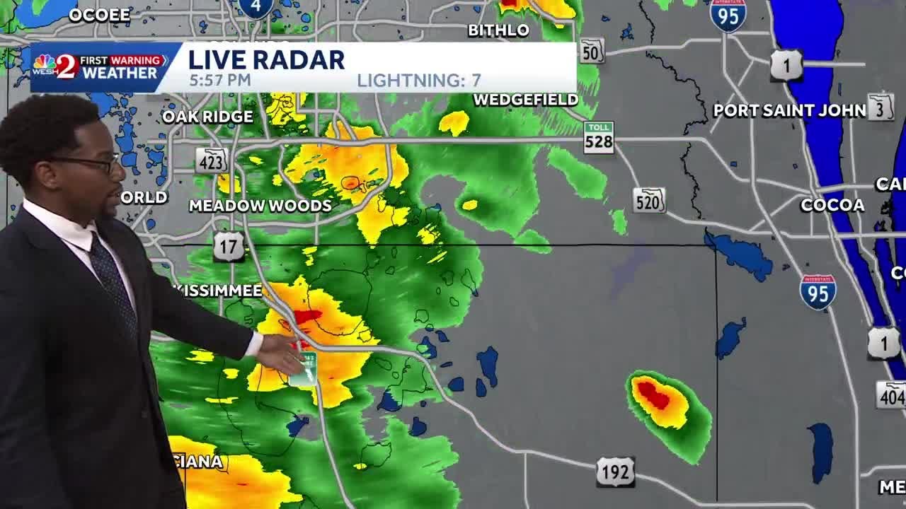 Strong Storms Form East of I-4 Corridor | Tracking Weekend Showers ...