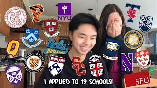 QUICK COLLEGE DECISION REACTIONS (Ivies + UCs)