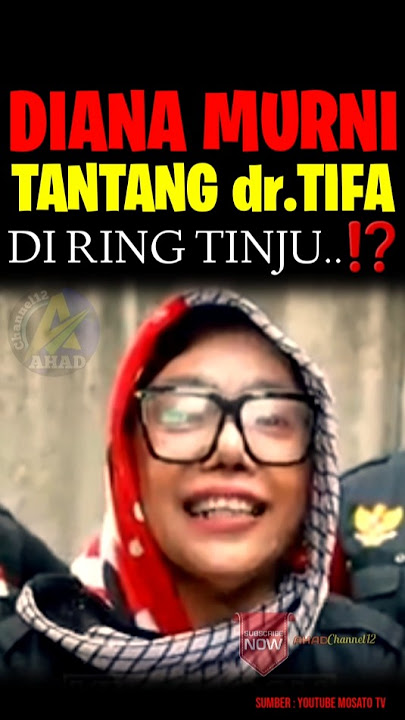 DIANA MURNI CHALLENGES dr.TIFA‼️IN THE BOXING RING.⁉️ #trending #diana #tifa #roysuryo #jokowidip...