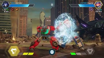 Sideswipe 3star gameplay -Transformer forge to fight