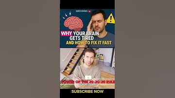 Why Your Brain Get Tired And How to Fix it Fast #brainhacks #genzmindset #psychologyfacts #facts