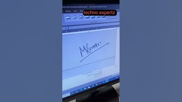 how add signature in bill in ms excel #excel