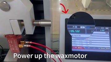 thermoactuator maximum output force test
