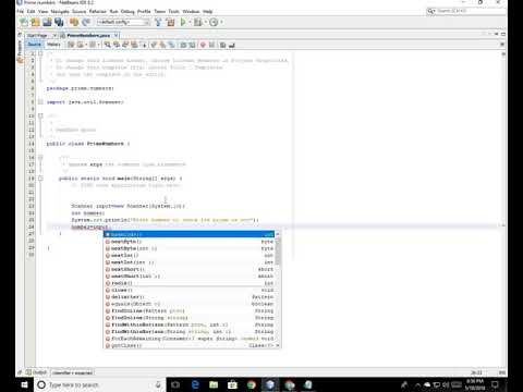 prime number in java netbeans