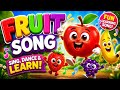 Dancing Fruits Song | Movement Videos for Kids &amp; Toddlers | English Nursery Rhymes