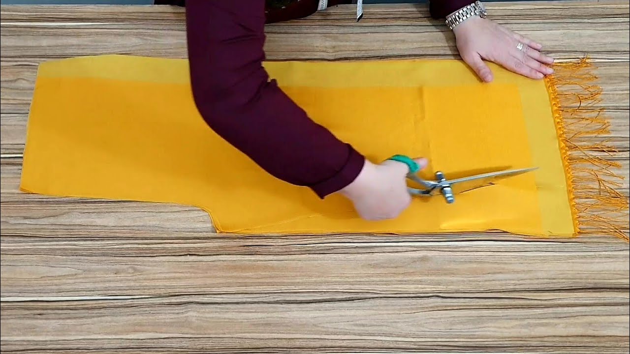 Kullanılmayan Şaldan Çok Kolay Pantolon Yapımı