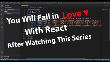 1-React Basic To Advanced Series | Intro and Installation with CDN