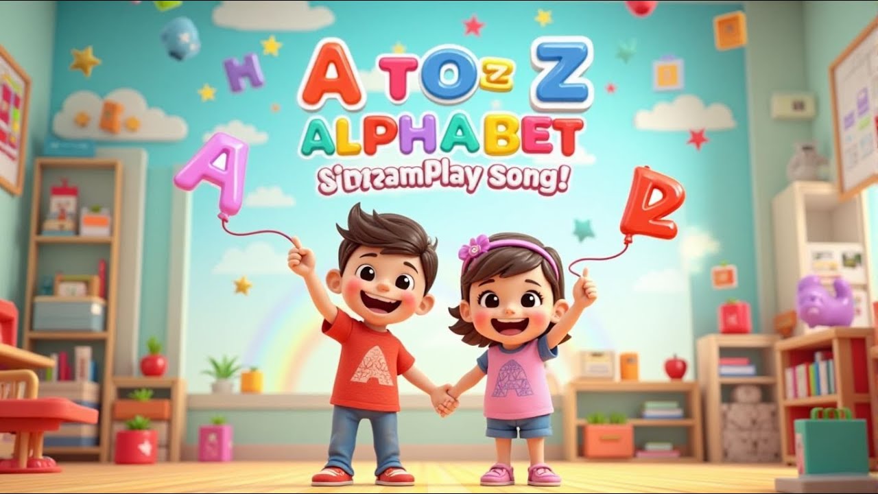A to Z Alphabet Song for Kids | Learn ABC with Fun | DreamPlay Kids ...