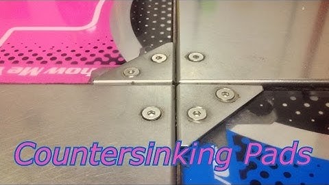Arcades 101 - Countersinking DDR, ITG or Pump it up Arcade Dance Pads