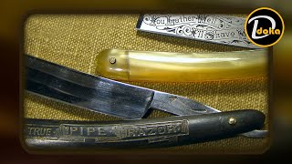 РЕСТАВРАЦІЯ старовинних бритв для підписника. Стан до і після, з мікроскопією