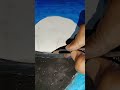 Drawing with oil pastels #moon light night drawing video#shorts