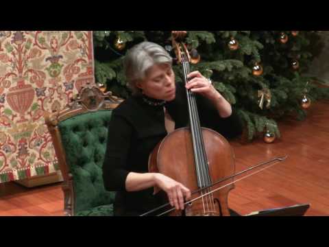 J.S. Bach Prelude in E Flat Major BWV 1010; Tanya Tomkins, baroque cello