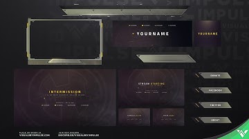 Pilot Animated Stream Graphics - Twitch and Mixer Design