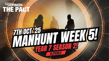MANHUNT WEEK 5 SOLUTION! 7th OCT 