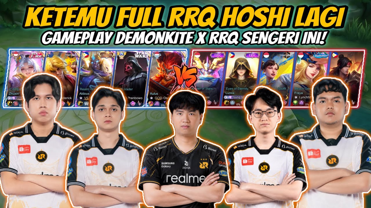 Ketemu Full RRQ Lagi !! Sengeri Ini Gameplay RRQ Bersama Demonkite 😱