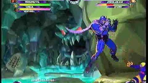 MvC2 Online (360): Josh 360 (Row) vs Brett (MSP) 7 .:1.5.10:.
