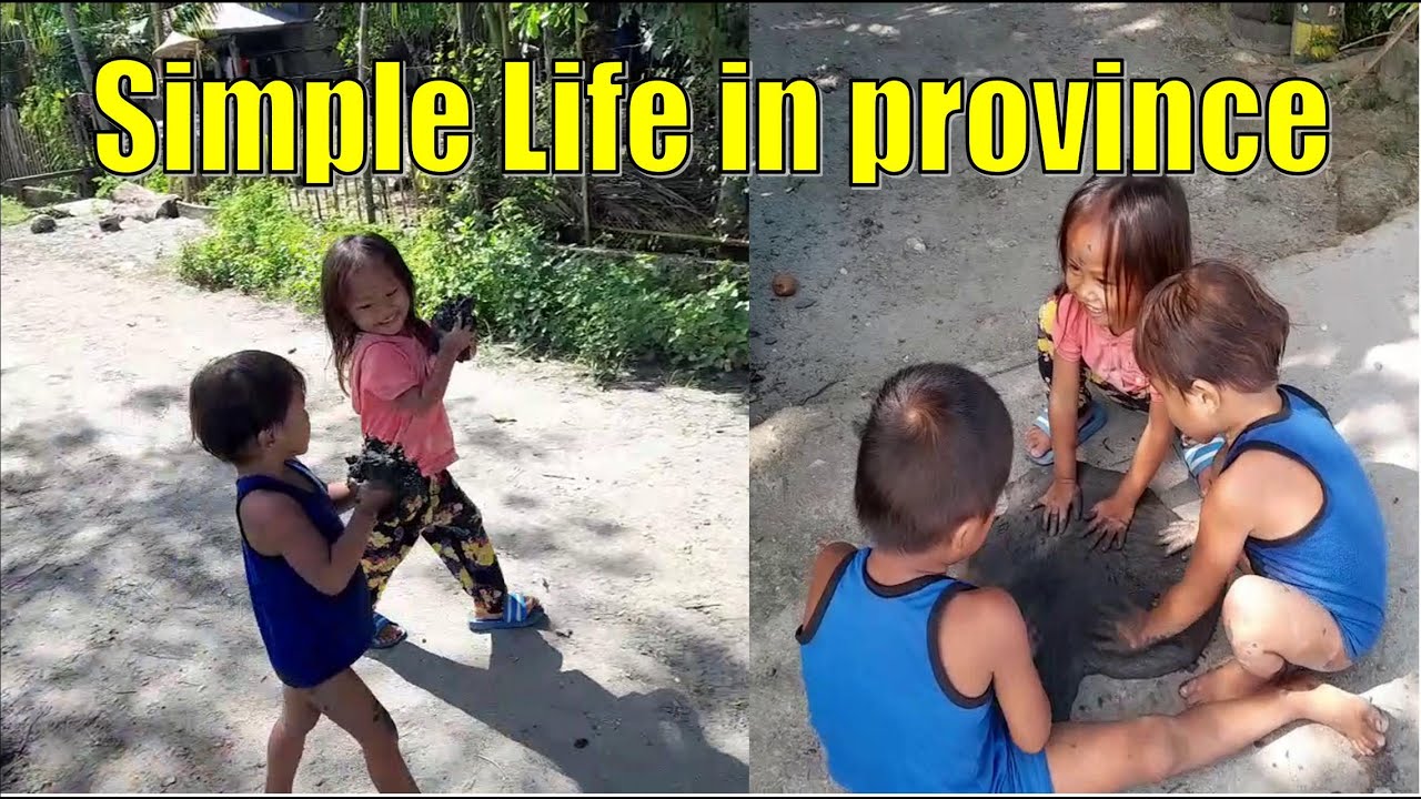 Kids playing mud / simple life in Province / Cabland Vlog