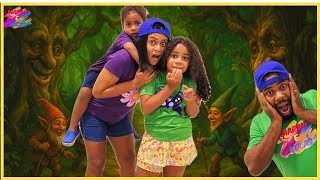 Marina E Lucas Na Flresta Dos Gnomos