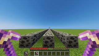 Unbreaking 1 vs Unbreaking 3 Gold Pickaxe