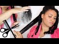 How To Trim Your Own Natural Hair At Home ⎜ No Heat Method