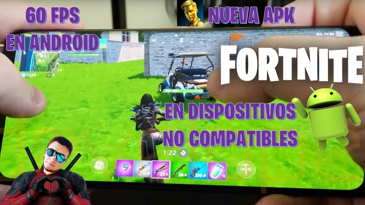 Fortnite Mobile En Android 60 Fps 2020 Actualizado Youtube