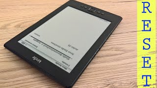 Reset your Kindle 4th Generation to factory settings