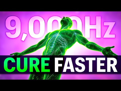 FALL Asleep IMMEDIATELY & CURE ALL at 9,000Hz + 963Hz + 528Hz 432Hz Delta Healing Frequencies