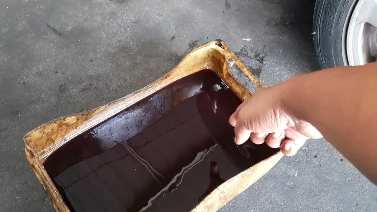 tukar minyak gear auto / gearbox nak rosak. perodua viva YouTube