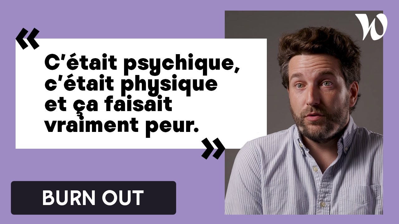 « Je me suis effondré » : témoignage d'un burn out