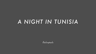 A NIGHT IN TUNISIA chord progression (slow swing)  - Jazz Backing Track Play Along The Real Book chords