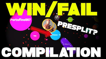 Agar.io - WIN/FAIL COMPILATION - Presplits e.e.e.e.e