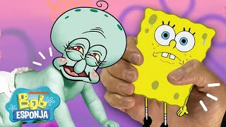 Todas las veces en que 'Bob Esponja' ENTRÓ a la realidad   | Bob Esponja en Español