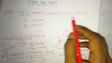 Digital Logic Design Tutorial|Subtraction of two Binary Number using 2