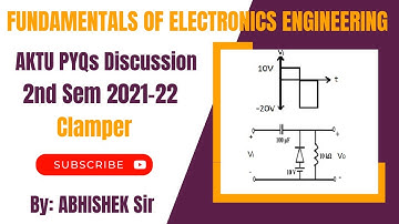 Clamper circuit | Fundamentals of Electronics Engineering (2nd Sem 2021-22) | AKTU B.Tech First Year
