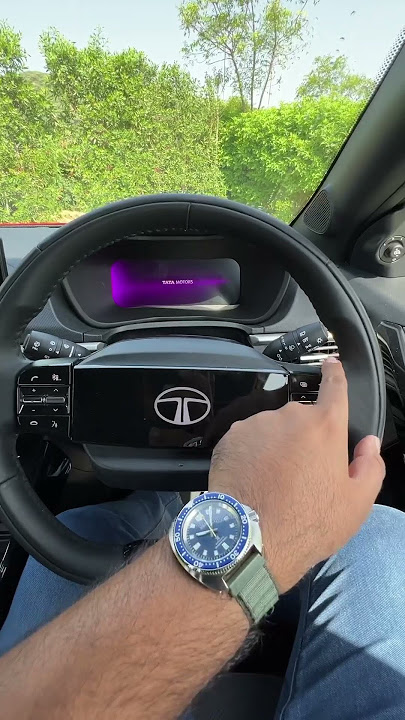 Nexon Steering With Illuminated Tata Logo | MotorBeam