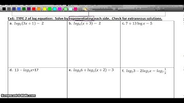 8.6 Solving Exponential and Logarithmic Equations.mp4