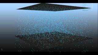 Making a rain effect in Autodesk Maya 2015