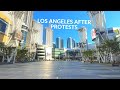 Downtown Los Angeles Looks Like Ghost Town After ROE V WADE Protests on 6/25/2022