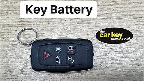 Land Rover Discovery 4 Key Battery Change How TO