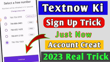 Textnow sign up easy trick 2023 | Text now sign up problem solve 2023 | 2Nd lin is not working 2023