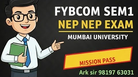 Fybcom sem1 Nep Exam 2025|Most ImportantQuestions|Mumbai University CDOE Exam|ARK sir