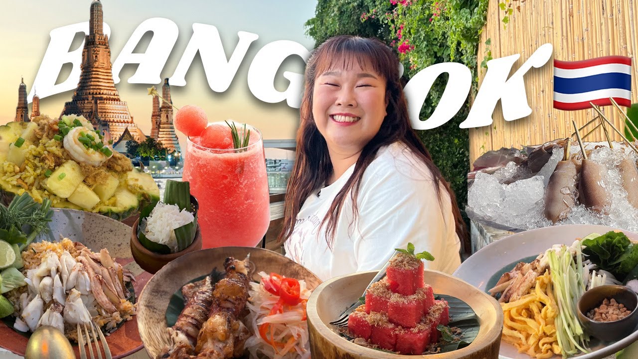 민경장군 방콕 여행 다녀왔다캅❣️ 뷰맛집 사진맛집 핫플 총 집합🏝️🇹🇭ㅣ 더스탠다드마하나콘, 왓아룬, 허싸뭇, 쩟페어야시장, 킹파워마하나콘, 전망대 | ep.1