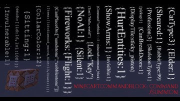 35. [/summon] [MinecartCommandBlock] Commmand